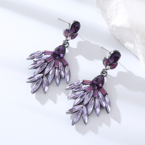 Fashion Jewelry Rhinestone Earrings For Women YWHME-804