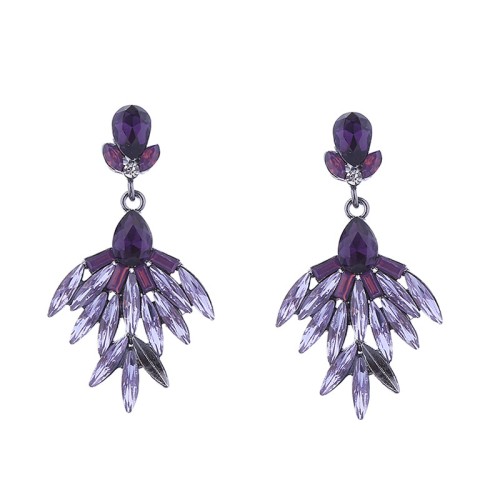 Fashion Jewelry Rhinestone Earrings For Women YWHME-804