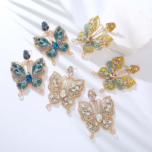 Fashion Jewelry Rhinestone Earrings For Women YWHME-805