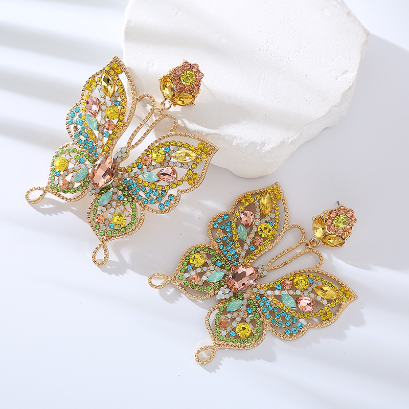 Fashion Jewelry Rhinestone Earrings For Women YWHME-805 