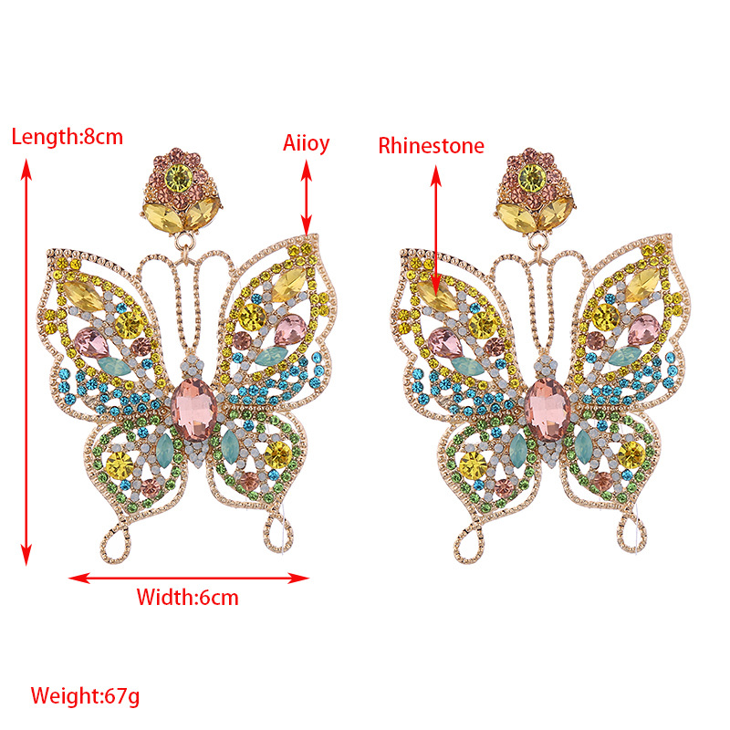 Fashion Jewelry Rhinestone Earrings For Women YWHME-805 