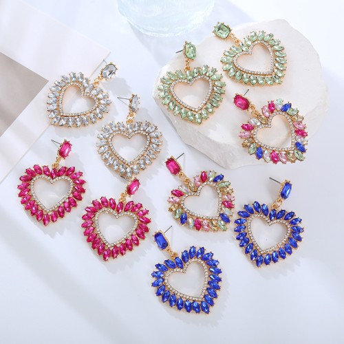 Fashion Jewelry Rhinestone Earrings For Women YWHME-806