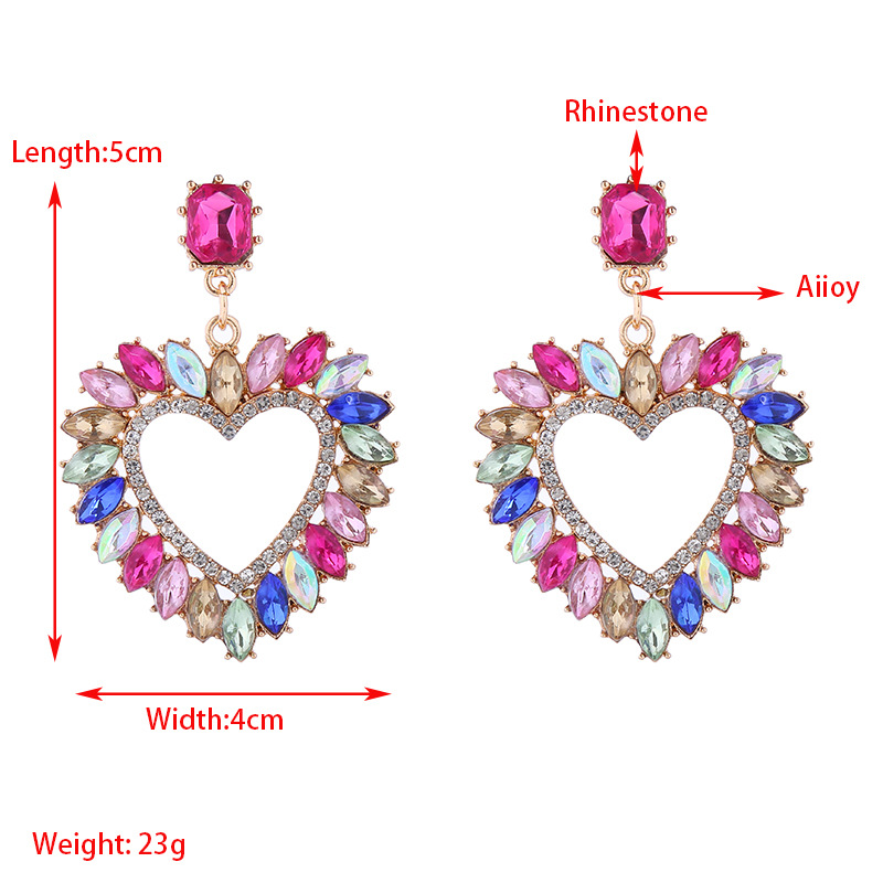 Fashion Jewelry Rhinestone Earrings For Women YWHME-806 