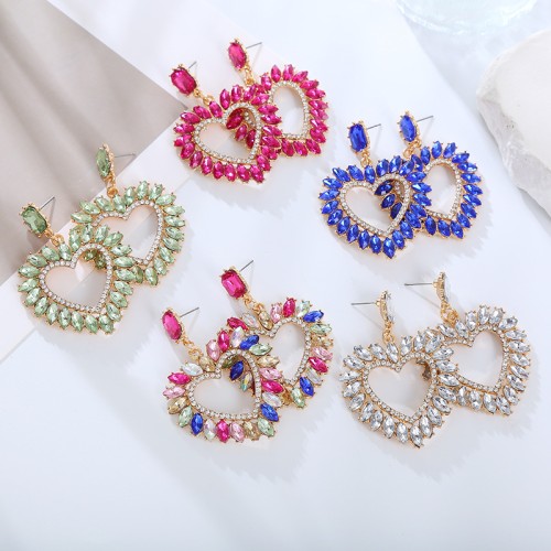 Fashion Jewelry Rhinestone Earrings For Women YWHME-806