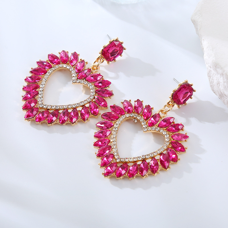 Fashion Jewelry Rhinestone Earrings For Women YWHME-806 