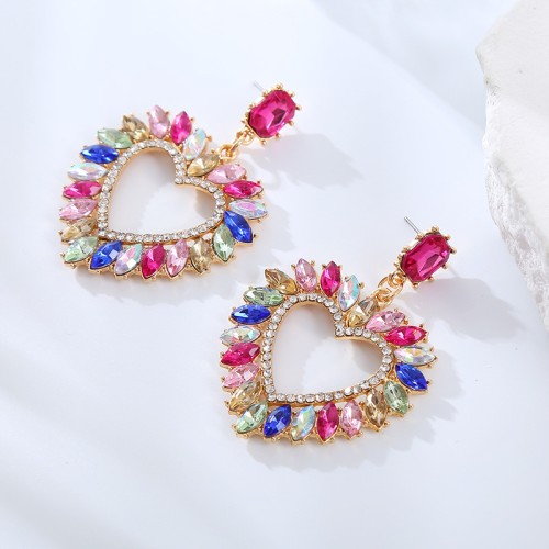 Fashion Jewelry Rhinestone Earrings For Women YWHME-806