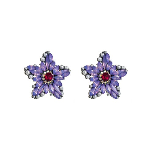 Fashion Jewelry Rhinestone Earrings For Women YWHME-807