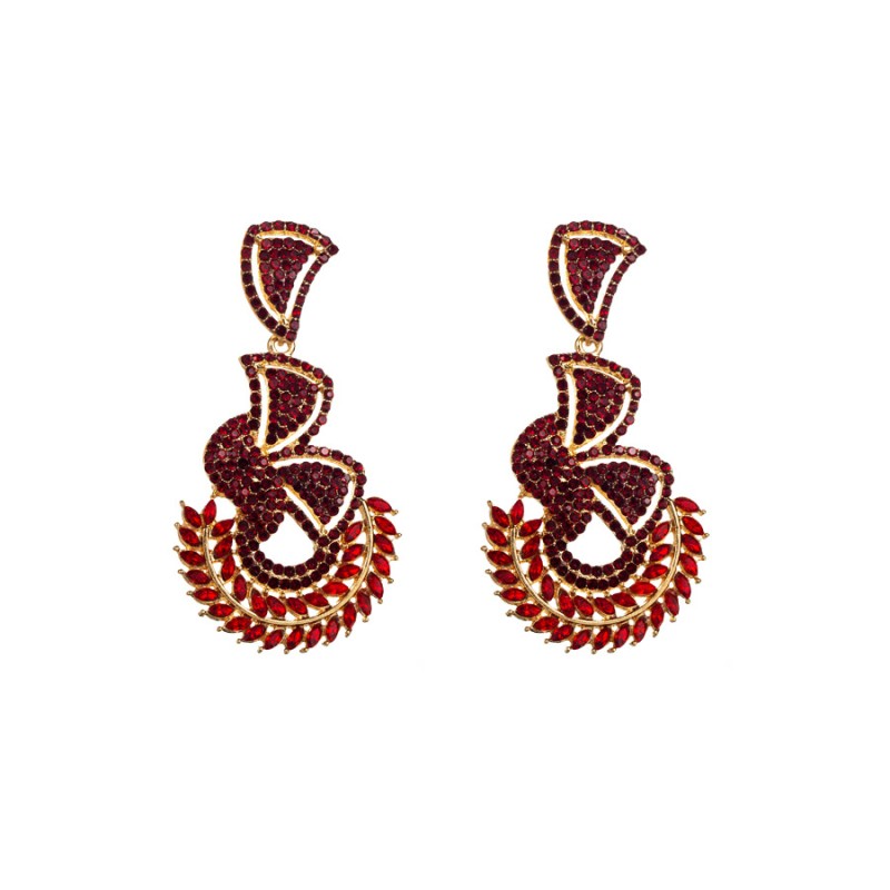 Fashion Jewelry Rhinestone Earrings For Women YWHME-808 