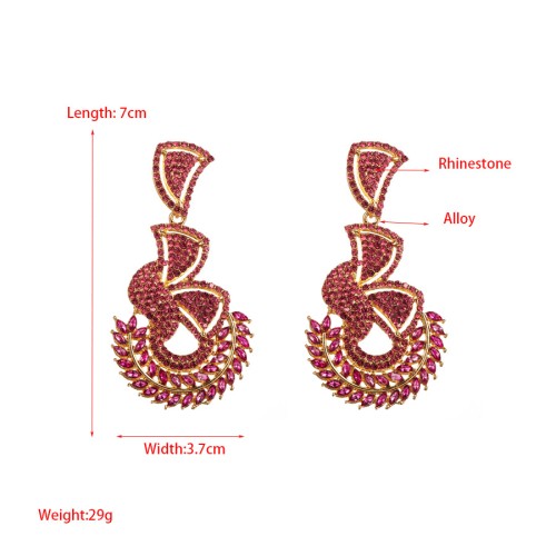 Fashion Jewelry Rhinestone Earrings For Women YWHME-808