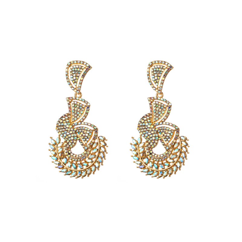 Fashion Jewelry Rhinestone Earrings For Women YWHME-808 