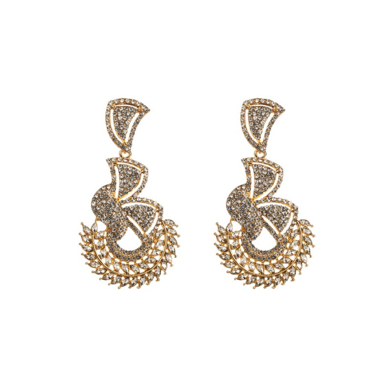 Fashion Jewelry Rhinestone Earrings For Women YWHME-808 