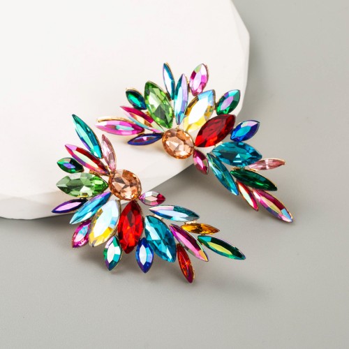 Fashion Jewelry Rhinestone Earrings For Women YWHME-809