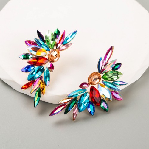 Fashion Jewelry Rhinestone Earrings For Women YWHME-809