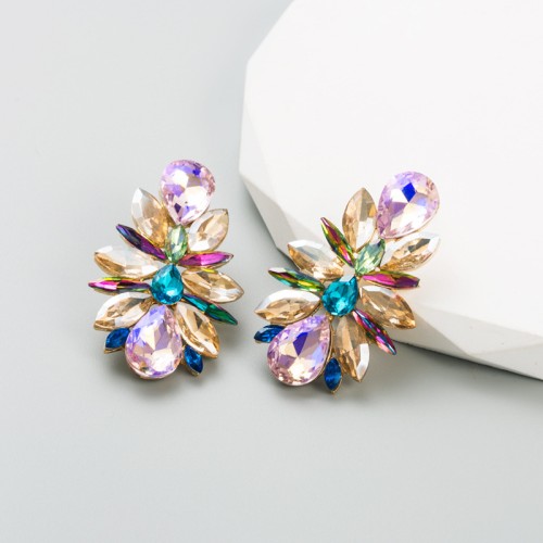 Fashion Jewelry Rhinestone Earrings For Women YWHME-810