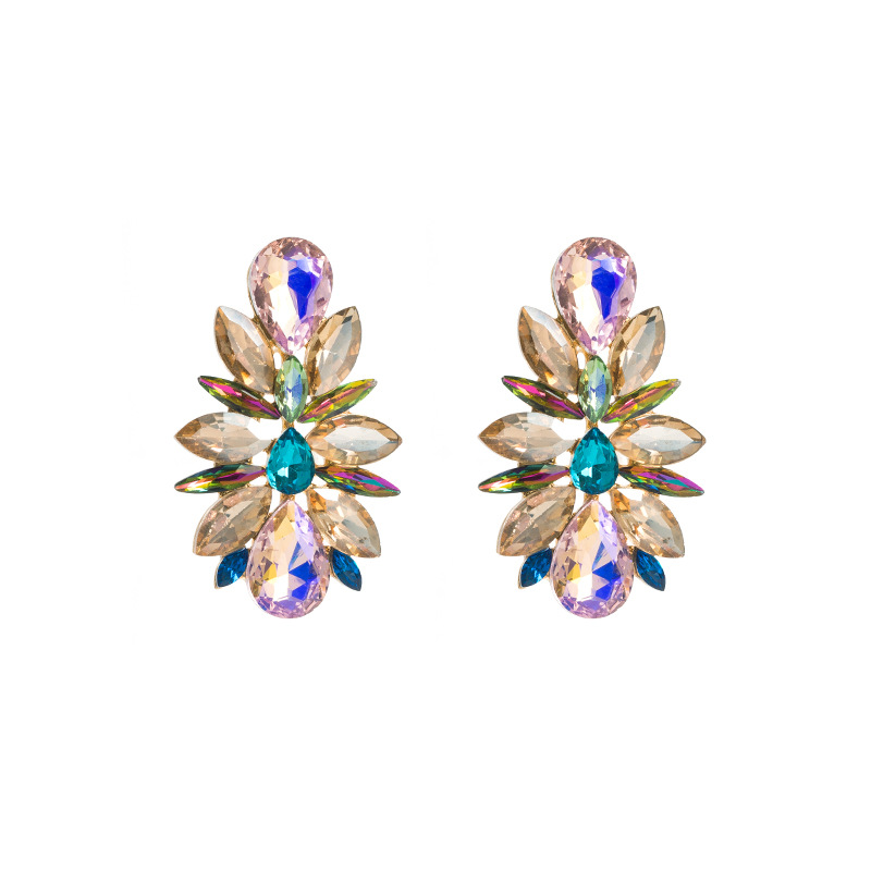 Fashion Jewelry Rhinestone Earrings For Women YWHME-810 