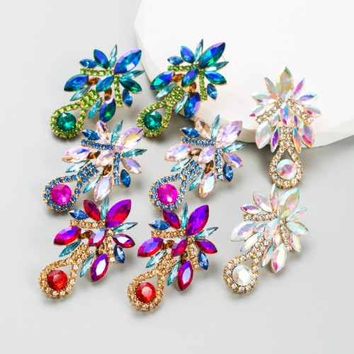 Fashion Jewelry Rhinestone Earrings For Women YWHME-811