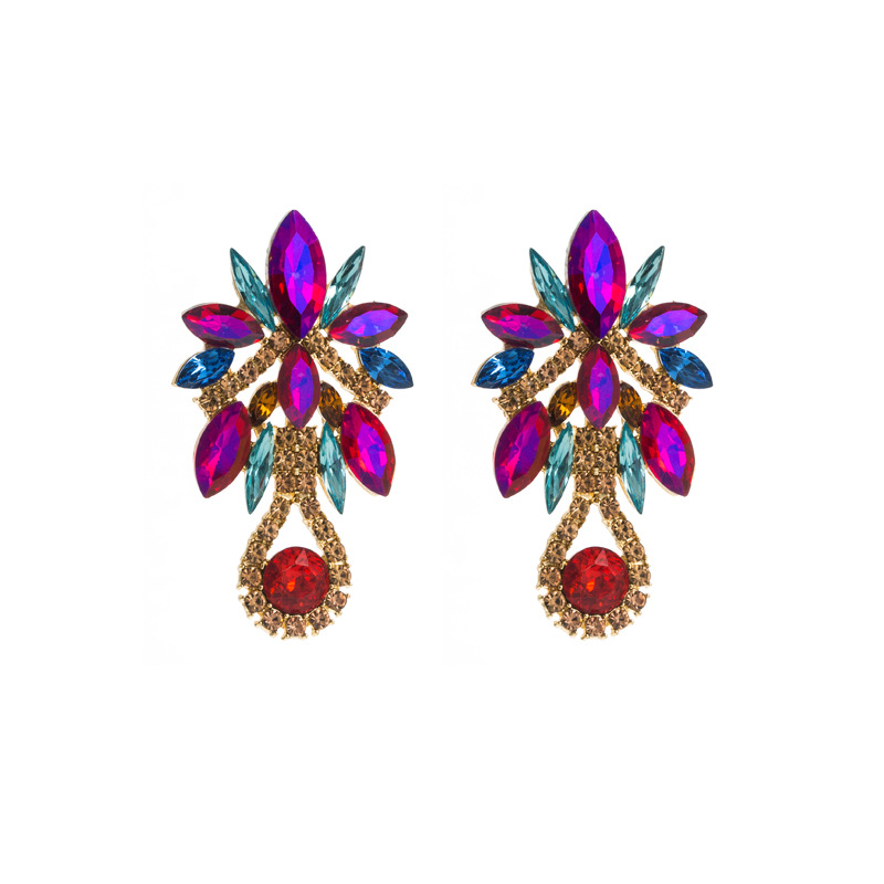 Fashion Jewelry Rhinestone Earrings For Women YWHME-811 