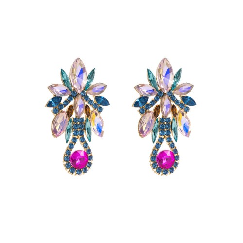 Fashion Jewelry Rhinestone Earrings For Women YWHME-811