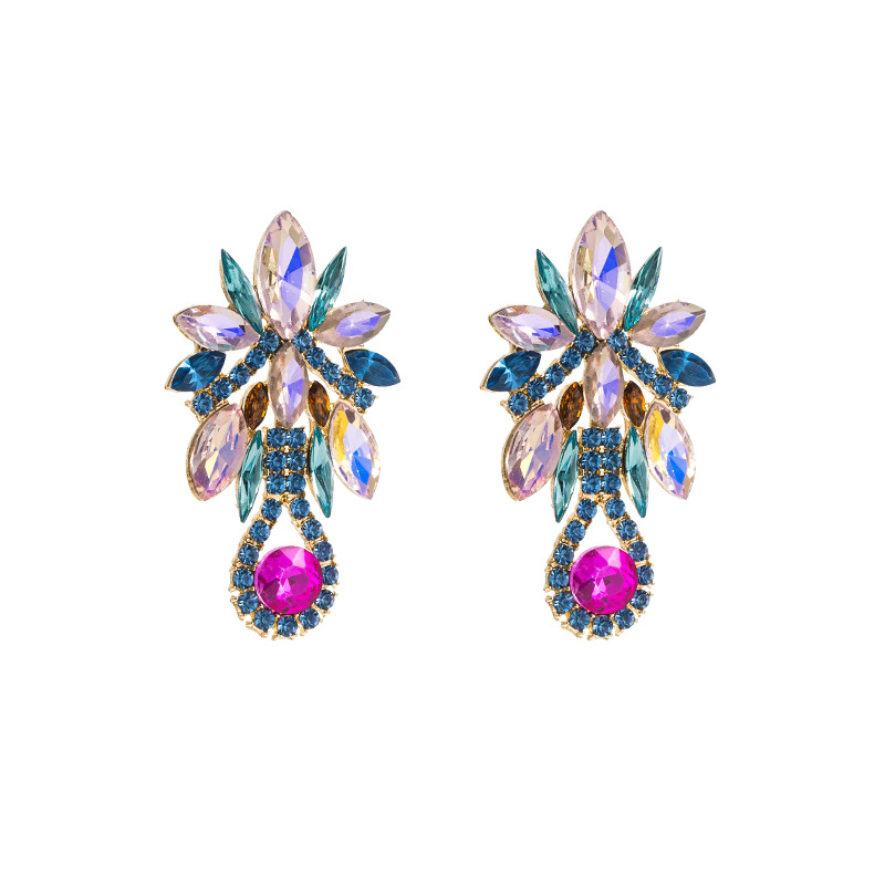 Fashion Jewelry Rhinestone Earrings For Women YWHME-811 