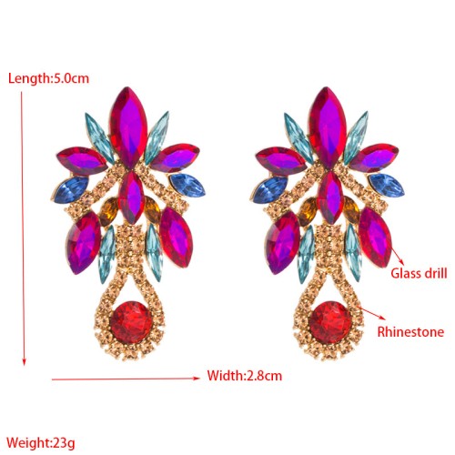 Fashion Jewelry Rhinestone Earrings For Women YWHME-811