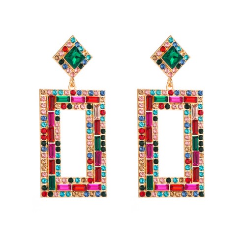 Fashion Jewelry Rhinestone Earrings For Women YWHME-812