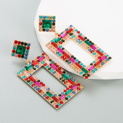 Fashion Jewelry Rhinestone Earrings For Women YWHME-812