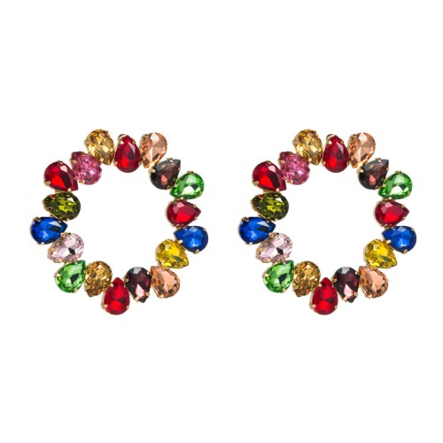 Fashion Jewelry Rhinestone Earrings For Women YWHME-813