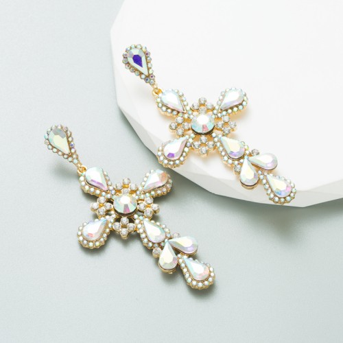 Fashion Jewelry Rhinestone Earrings For Women YWHME-814