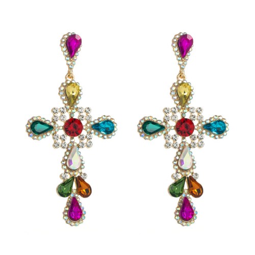 Fashion Jewelry Rhinestone Earrings For Women YWHME-814