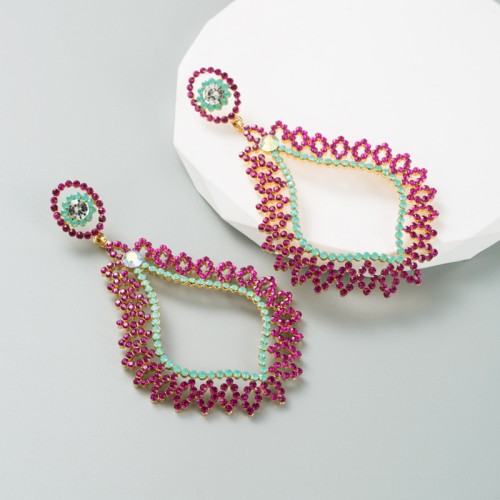 Fashion Jewelry Rhinestone Earrings For Women YWHME-815