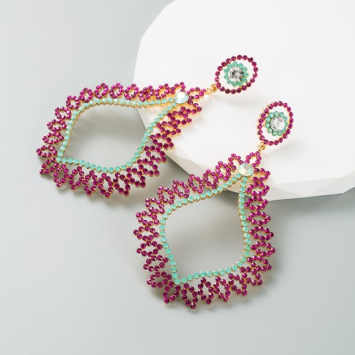 Fashion Jewelry Rhinestone Earrings For Women YWHME-815