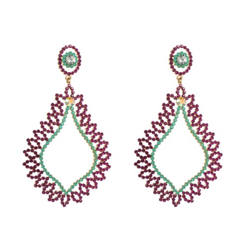 Fashion Jewelry Rhinestone Earrings For Women YWHME-815