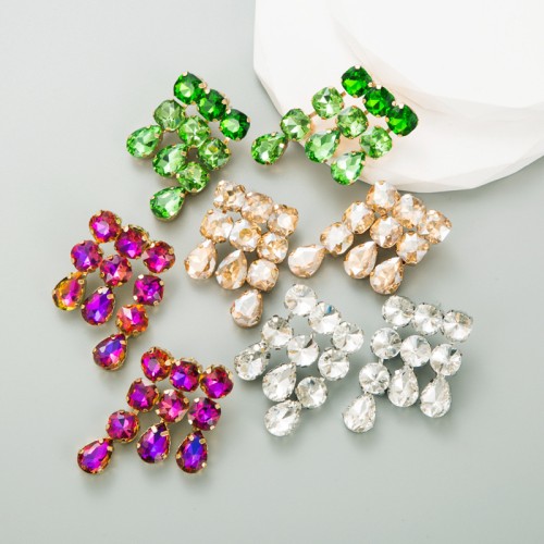 Fashion Jewelry Rhinestone Earrings For Women YWHME-816