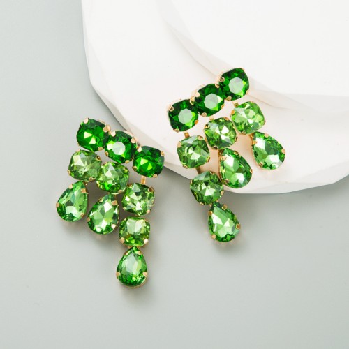 Fashion Jewelry Rhinestone Earrings For Women YWHME-816