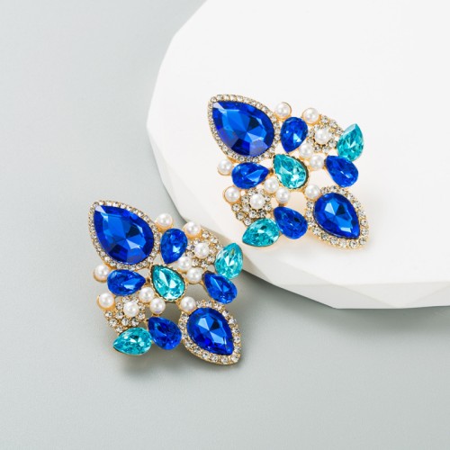 Fashion Jewelry Rhinestone Earrings For Women YWHME-817