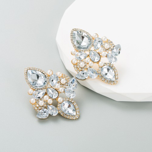 Fashion Jewelry Rhinestone Earrings For Women YWHME-817