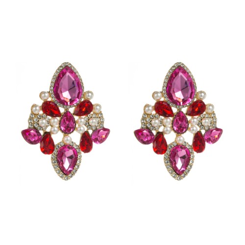 Fashion Jewelry Rhinestone Earrings For Women YWHME-817