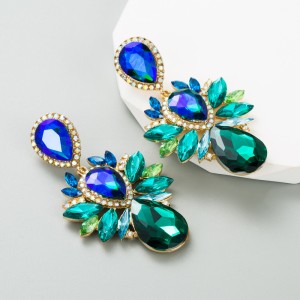 Fashion Jewelry Rhinestone Earrings For Women YWHME-818 