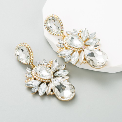 Fashion Jewelry Rhinestone Earrings For Women YWHME-818