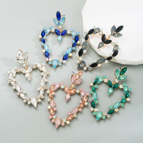 Fashion Jewelry Rhinestone Earrings For Women YWHME-819