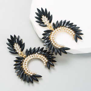 Fashion Jewelry Rhinestone Earrings For Women YWHME-820 