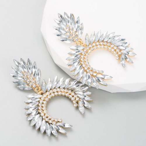 Fashion Jewelry Rhinestone Earrings For Women YWHME-820