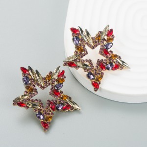 Fashion Jewelry Rhinestone Earrings For Women YWHME-822 