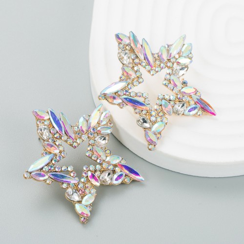 Fashion Jewelry Rhinestone Earrings For Women YWHME-822