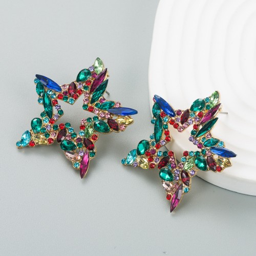 Fashion Jewelry Rhinestone Earrings For Women YWHME-822