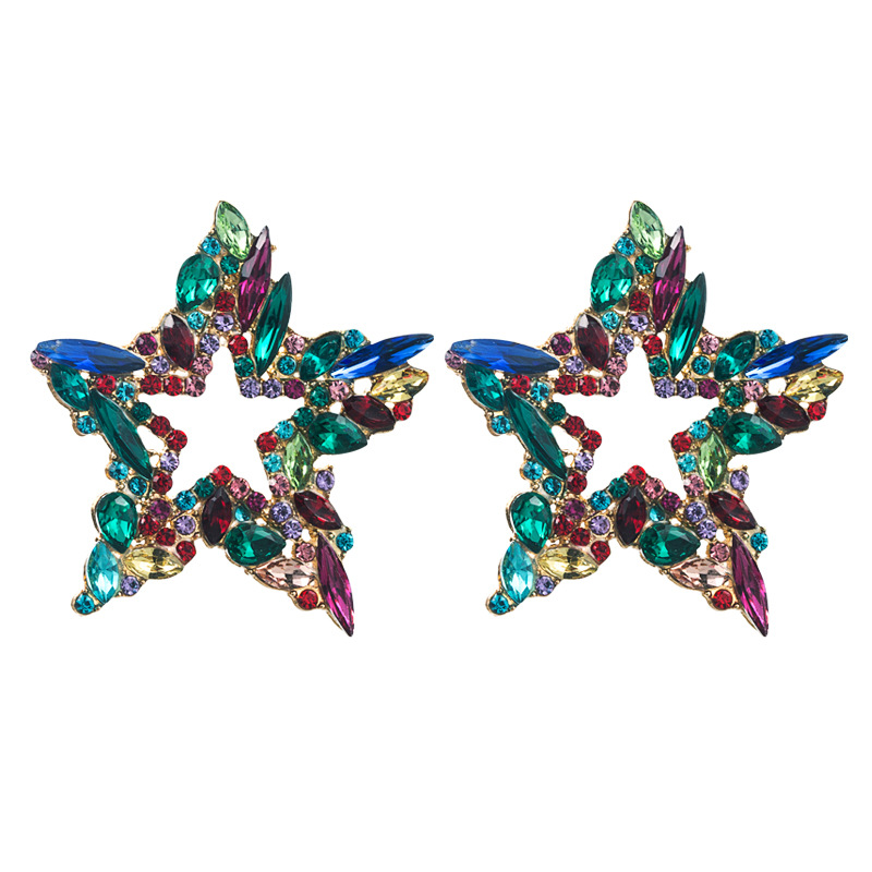 Fashion Jewelry Rhinestone Earrings For Women YWHME-822 