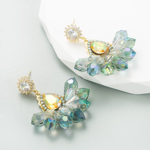 Fashion Jewelry Rhinestone Earrings For Women YWHME-823