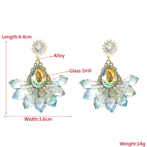 Fashion Jewelry Rhinestone Earrings For Women YWHME-823