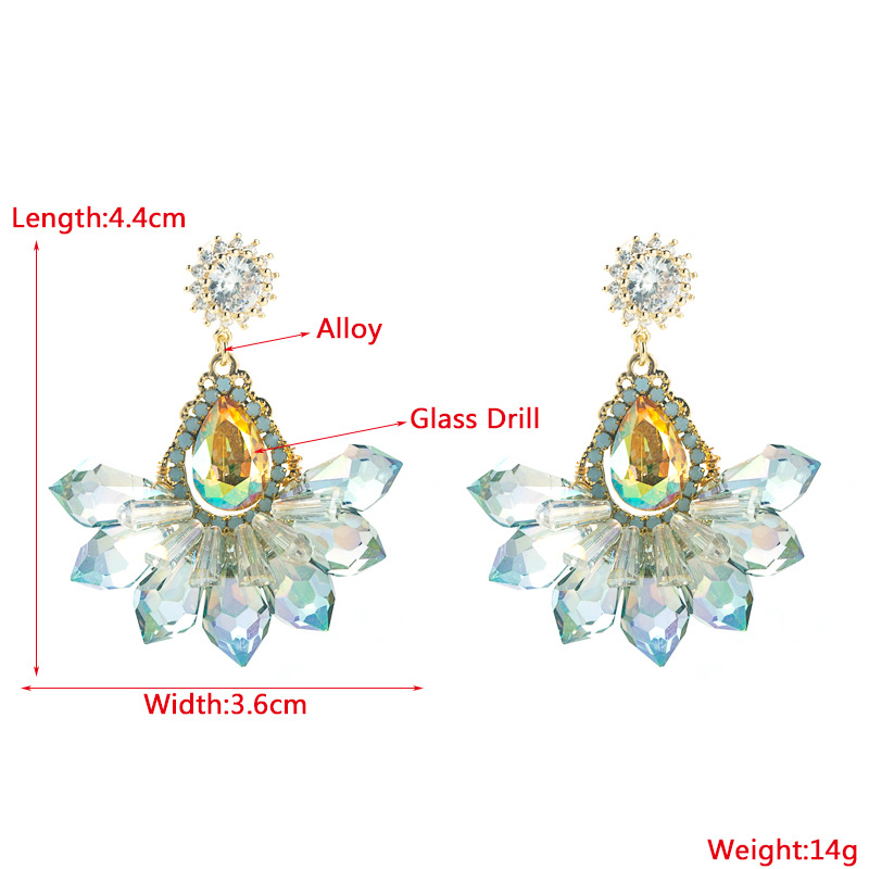 Fashion Jewelry Rhinestone Earrings For Women YWHME-823 