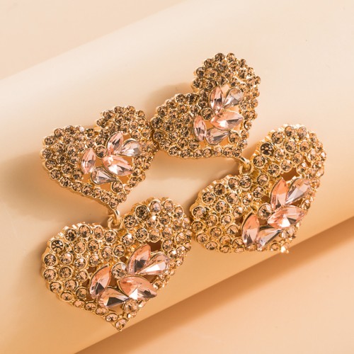 Fashion Jewelry Rhinestone Earrings For Women YWHME-824